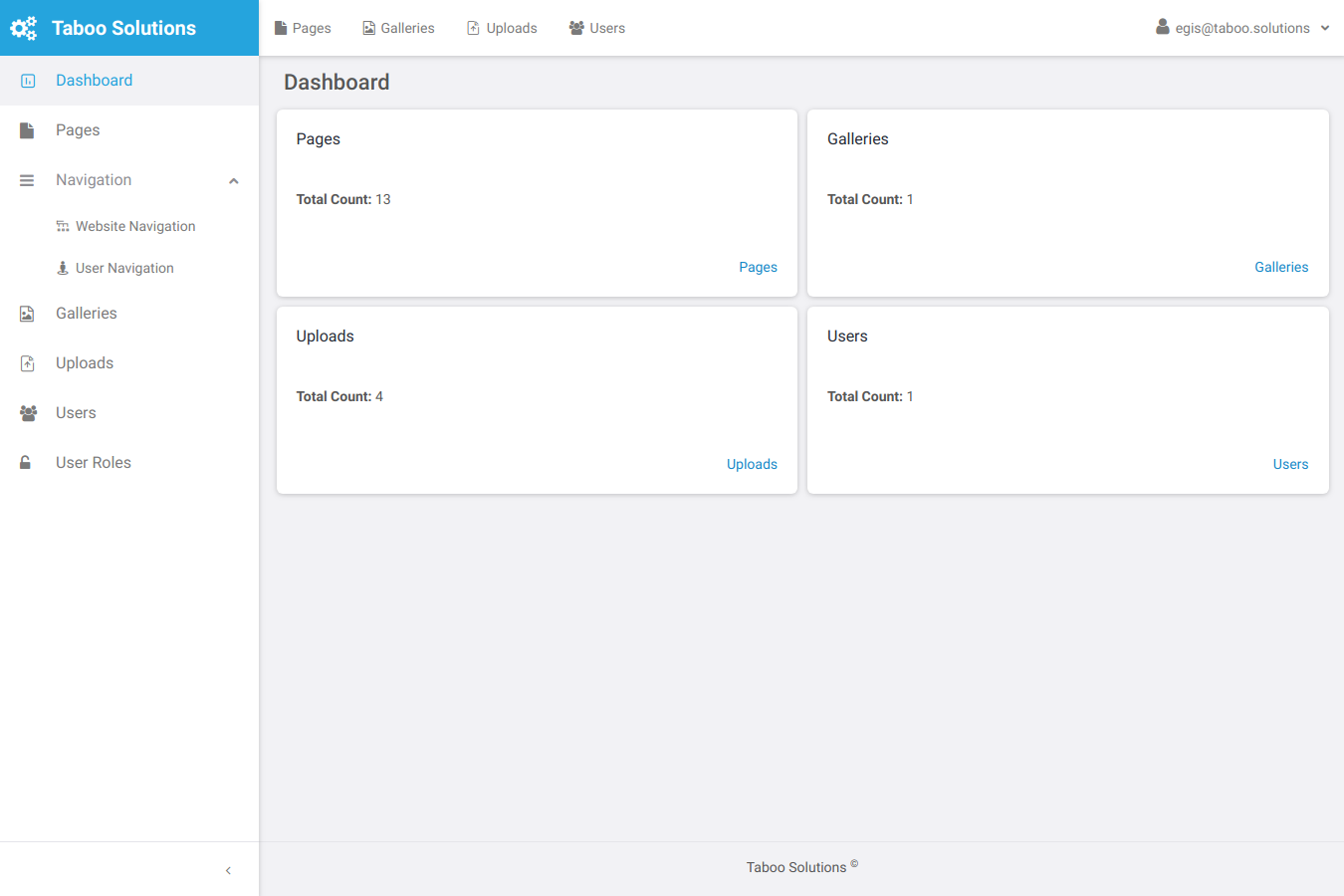 Admin Dashboard